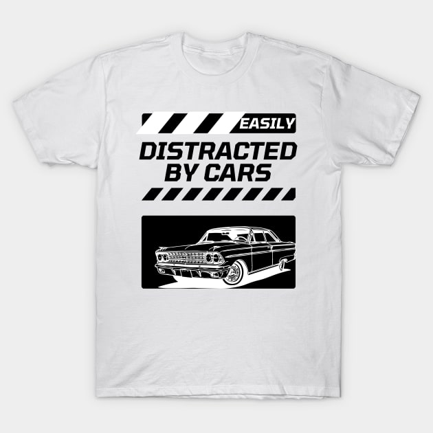 Easily Distracted By Cars T-Shirt by Clouth Clothing 